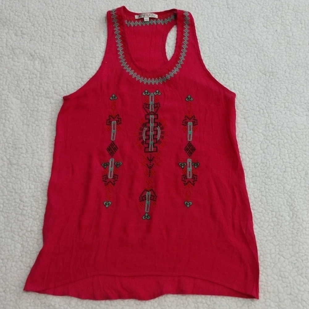 Joy Joy Sleeveless Blouse Size Medium